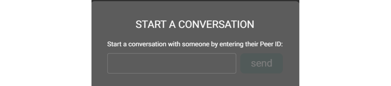 Myne Chat start conversation